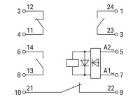 2042-3889 Reléový modul AC/DC 24230 V