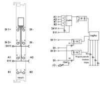 Řídicí modul krokového motoru DC 24V 1,5 A světle šedá WAGO 750-671