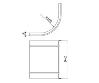 Víko kolena stoupajícího LINEAR+  VKSL-1B 300 ''SZ'' ARKYS ARB-14790108