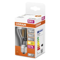 LEDVANCE LED Retrofit CLASSIC A Mirror 6.5W 827 Clear E27
