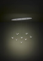 Závěsné svítidlo PARATEBUENO 1 LED chrom 33,6W EGLO 390401