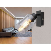 Nástěnné svítidlo HADERA černá 1xE27, max. 15W 230V GLOBO 15465-1