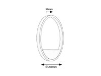 Thric černá + zlatá LED 15W IP20 960lm