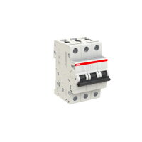 S203-Z4 3 fázový jistič 4 A char. Z 6kA ABB 2CDS253001R0338