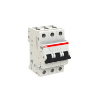 S203M-B25 3 fázový jistič 25 A char. B 10 kA ABB 2CDS273001R0255