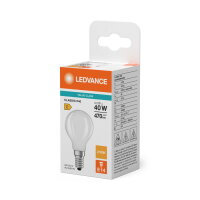 Světelný zdroj LED CLASSIC P V 4.2W 827 Frosted E14 LEDVANCE 4099854482380