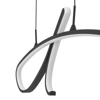 Závěsné svítidlo CARDONCITO LED-CCT 20W IP20 černá/bílá EGLO 902346