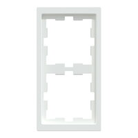 Rámeček, Merten D-Life, dvojnásobný, Lotus White SCHNEIDER MEG4020-6535