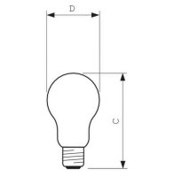 Philips Žárovka Stan ELV 60W E27/BRC 24V A60 CL 1CT/20