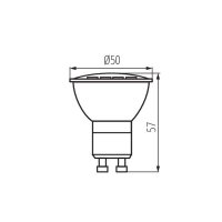 LED světelný zdroj TOMI LED7W GU10-WW 22821 Kanlux