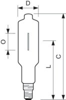 Philips Výbojka HPI-T 2000W/542 E40 380V