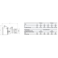 spojka 5P, 32A/500V, 7h, IP44 PCE 225-7