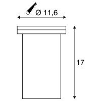 DASAR EXACT GU10 kruhova ocel 230V GU10 35W 30° IP67 SLV 228430