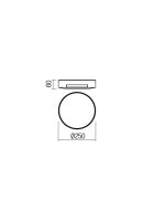 Stropní svítidlo SKOR PL LED 16W IP54 DG 3000K REDO 90005