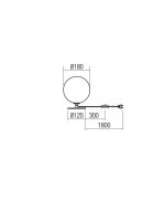 Stolní lampa ROY VE 1X10W G9 MATT BRASS/COFFEE IP20 REDO 01-2783