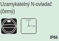 Hlavní/nouzový odpínač SALZER H220-41300-700N1 25A 0-1 3p v krytu černá