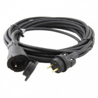 Venkovní prodlužovací kabel 10 m 1 zásuvka černý guma 230 V 1,5mm2 EMOS PM0501
