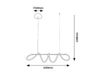 MONTEMA LED 40W IP20 černá 4000K 3750lm RABALUX 72269