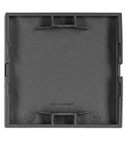 Kryt spínačů a ovladačů s průhledem, antracit SCHRACK EV112207--