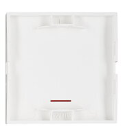 Kryt spínačů a ovladačů s červeným průhledem, bílý SCHRACK EV102208--