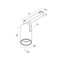 XCLICK M ADJ. DALI PROJECTOR 32,4W 48V D
