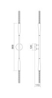 HAVANA AP 2X40W E27 BLACK/RED COPPER mar