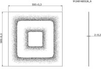 RC159Z Deco Double Square W60L60 PHILIPS 871869979929800