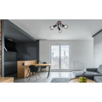 Stropní svítidlo XARA I černá 3xE14, max. 40W 230V GLOBO 54802S-3DH
