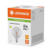 LED CLASSIC GLOBE P 3.4W 827 Clear E27 LEDVANCE 4099854467660
