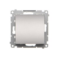 Kabelový výstup (přístroj s krytem) hliníková matná KONTAKT SIMON TPK1.01/143