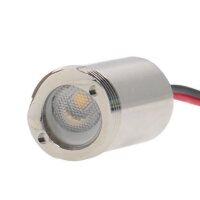 LED světlo do zábradlí, d18x30 mm, 1,2 W, 3000 K, 24 VDC, IP67, 55° asymetrické