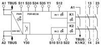 Bezpečnostní relé PSR-MC38-2NO-1DO-24DC-PI PHOENIX CONTACT 1009832