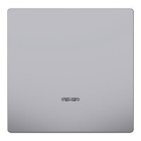 Klapka, Merten System D, s kontrolním okénkem, stainless steel, plast