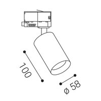 Lištové svítidlo RONY, W bílá LED2 6095701