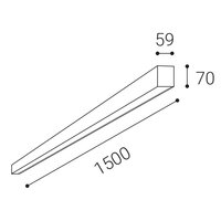 Stropní svítidlo NOLI II 150 P, W ZIGBEE TW 60W 3000K-4000K bílá 1238251ZBTW
