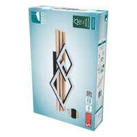 DL LED SCHWARZ/HOLZ L500 CEMBRANO