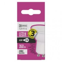 LED žárovka Classic MR16/GU10/3,8 W (30 W)/320 lm/neutrální bílá EMOS ZQ8341