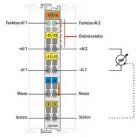 2kanálový analogový vstup DC 10V rozdílový vstup Wago 750-456/000-200