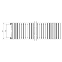 Ohebná trubka PVC MONOFLEX pr. 16 mm, 22212, 320N/5cm, bílá KOPOS 1416E_H10