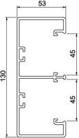 Kanál pro vestavbu přístrojů GK-53130LGR