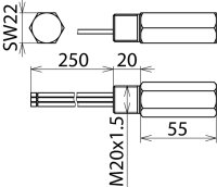 Svodič přepětí DEHNpipe 929961