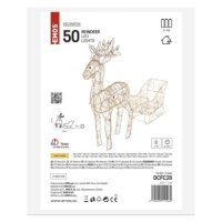 LED sobí spřežení, 47 cm, 3x AA, vnitřní, teplá bílá, časovač EMOS DCFC28