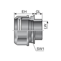 Koncovka EH NPT 3/4 černá MURRPLASTIK MR-83501252