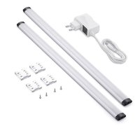 LED dotykové podlinkové a nábytkové svítidlo stmívatelné 2x5W 4100K,2x50cm WO216