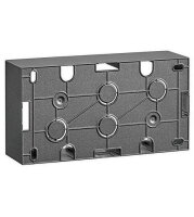 Krabice nástěnná 2násobná, antracit SCHRACK EV115307--