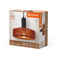 Závěsné svítidlo LEDVANCE Decor Clay Windows Pendant 1XE27 Brown