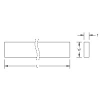 Medena sbernice PCB50x10, 2 metry, 549720 ERICO PCB 50X10 M2 549720