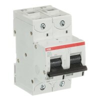S802S-UCK16 jistič char. K 2p 16A 250V DC Icu 50kA ABB 2CCS862001R1467