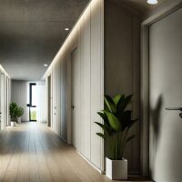 LED nouzové osvětlení podhledové, 200lm,