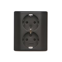 Kontakt Simon EGSZ2SPZ/49 EGSZ2SPZ/49 Zásuvka dvojnásobná typu Sch